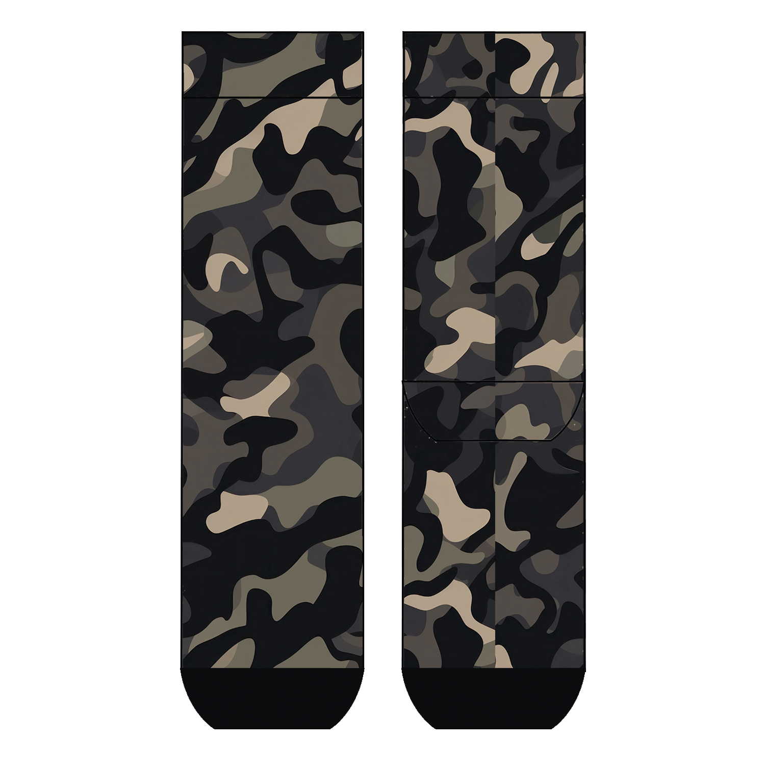 Herren Socken Camouflage COOL7 rund bedruckt