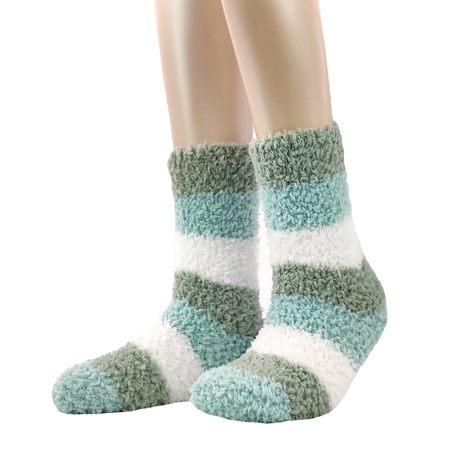 Damen Kuschelsocken Cosy Mint 2er Pack superweich warm venenfreundlich