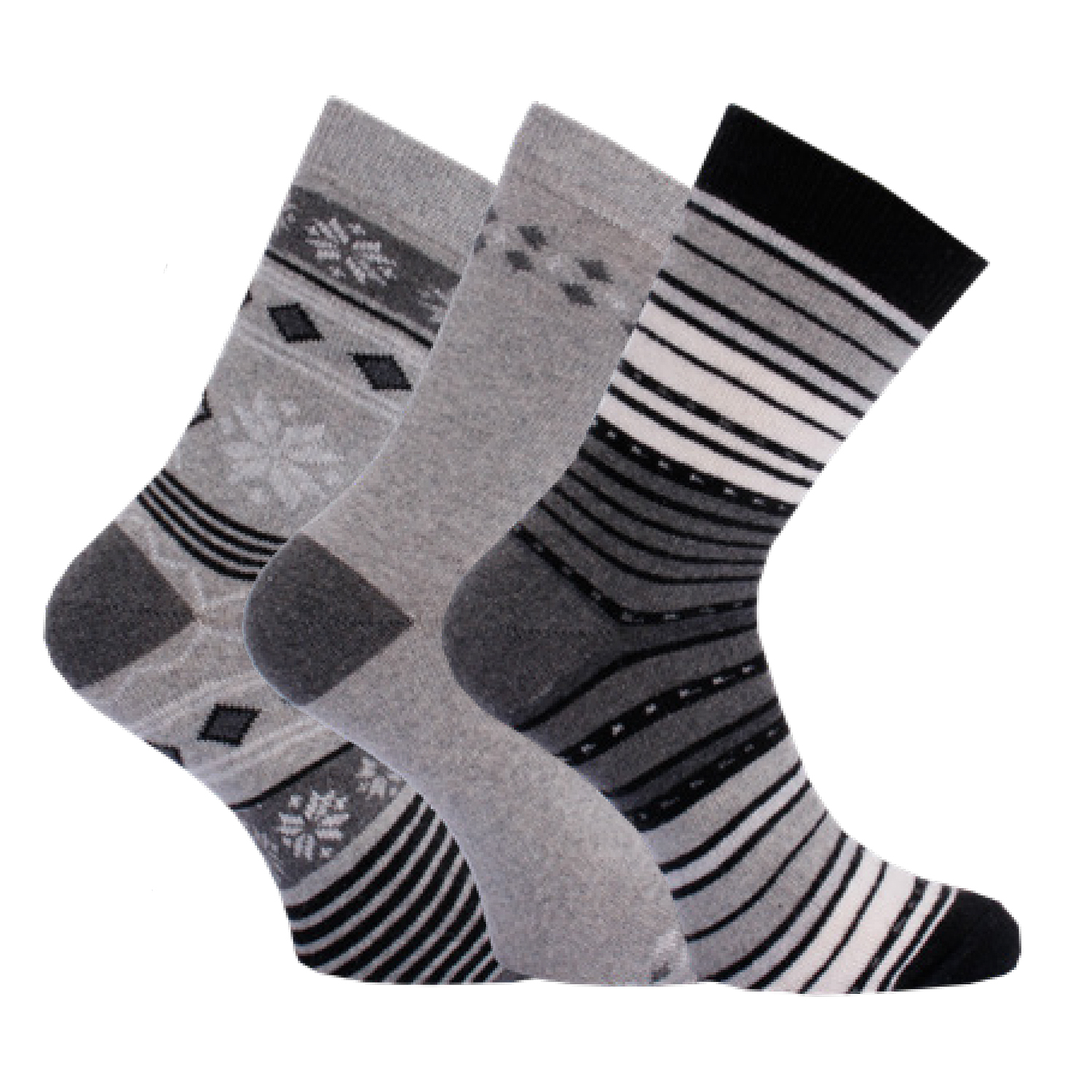 Damen Socken Winter 3er Pack