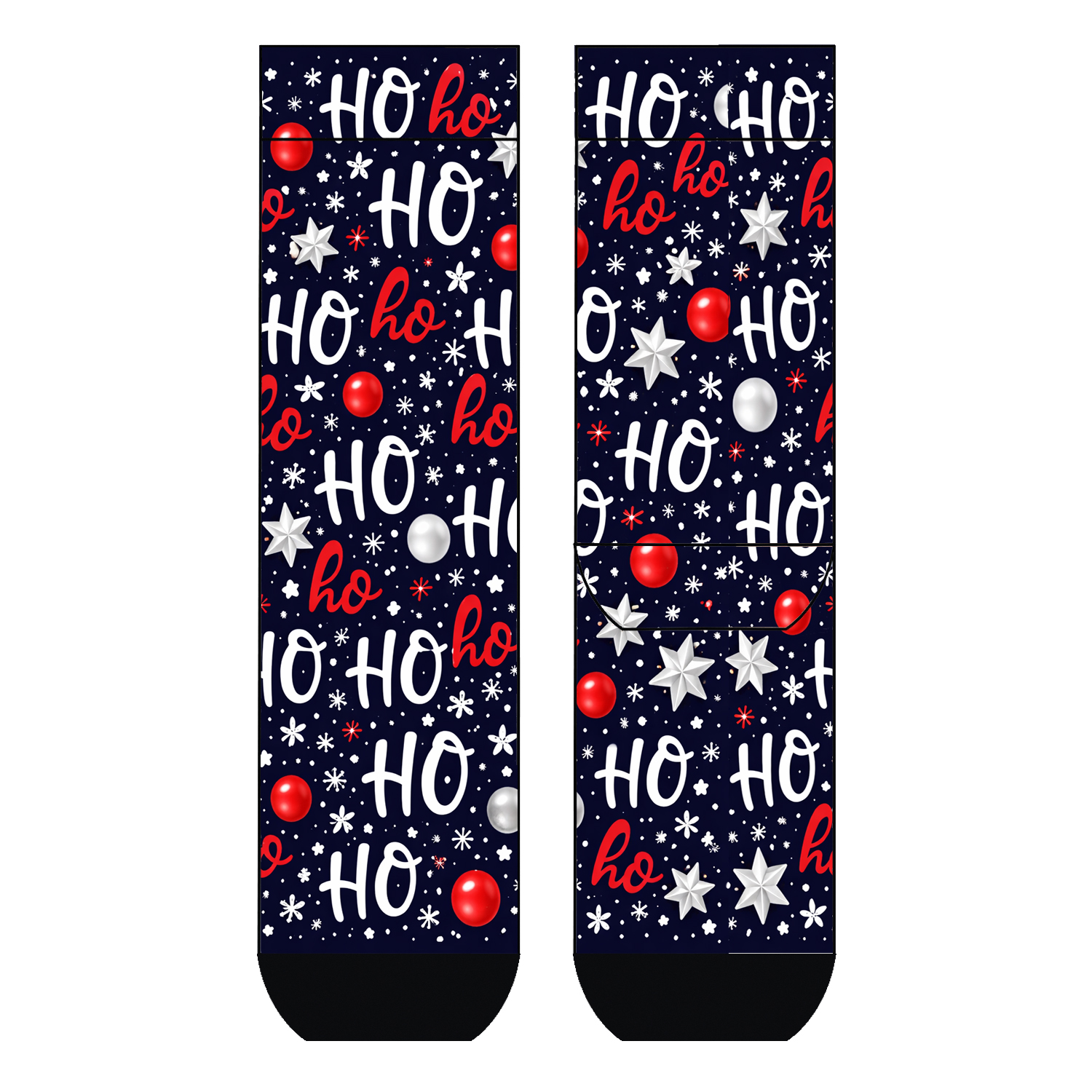 Herren Socken HoHoHo blue COOL7 rund bedruckt