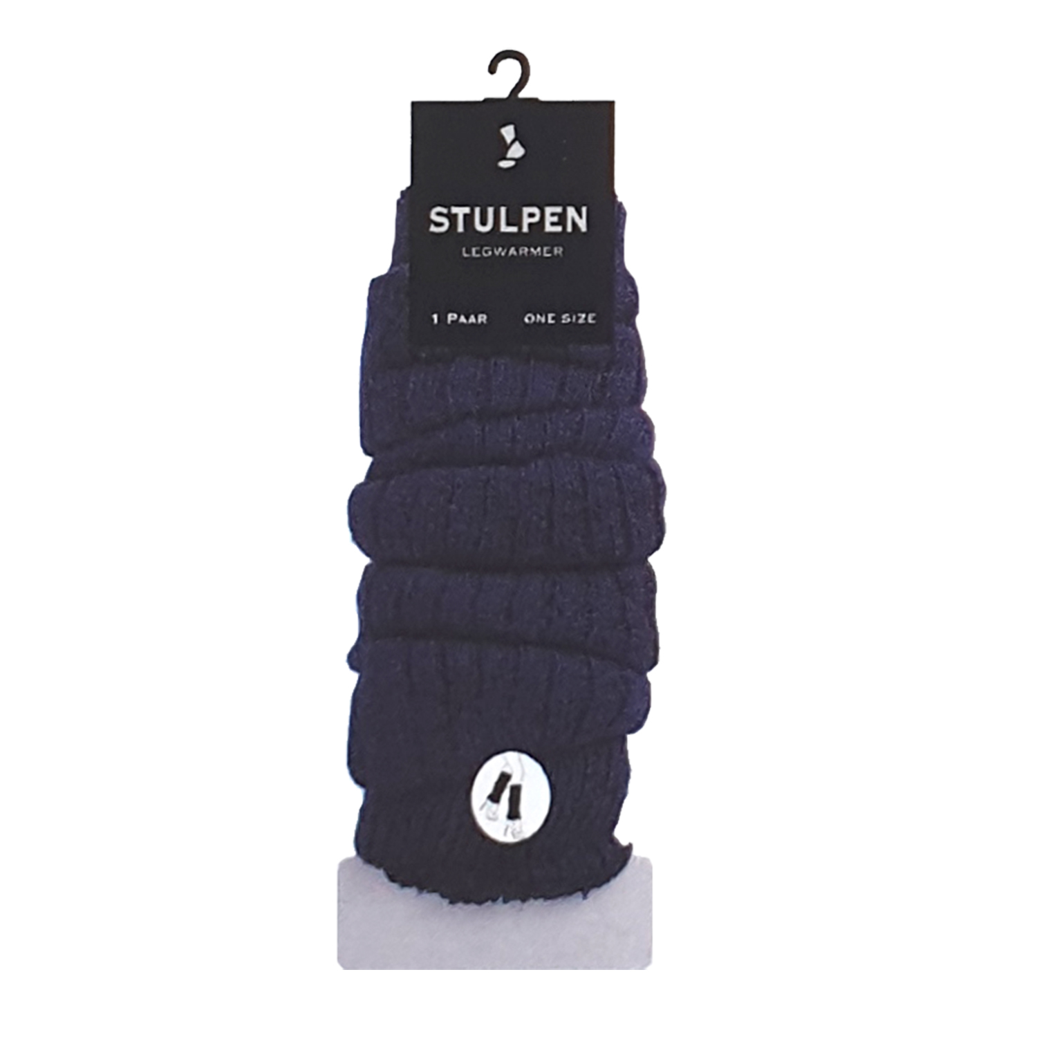 Damen Stulpe Rippe One Size