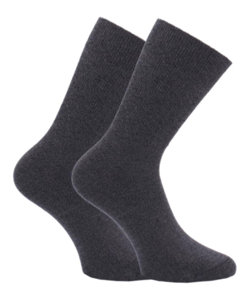 Herrensocke Premium Softrand 2er Pack