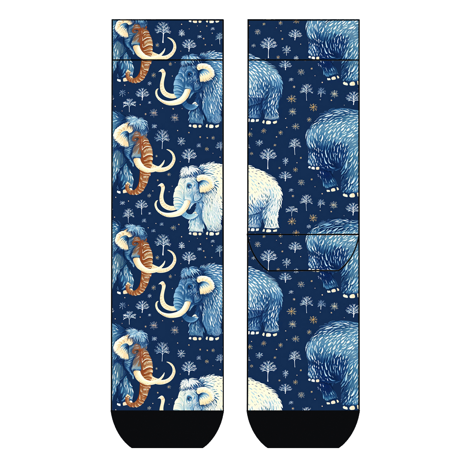 Herren Socken Mammoth COOL7 rund bedruckt