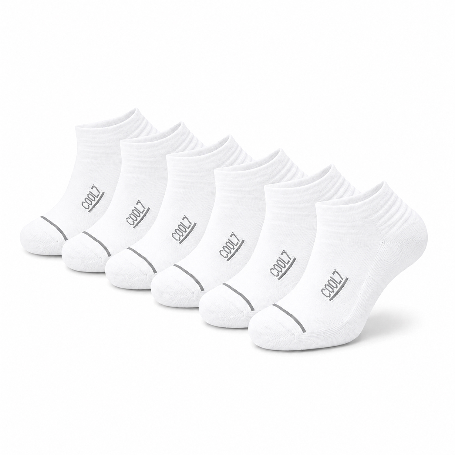 Sneaker Socken Damen & Herren 6 Paar mit gepolsterter Sohle