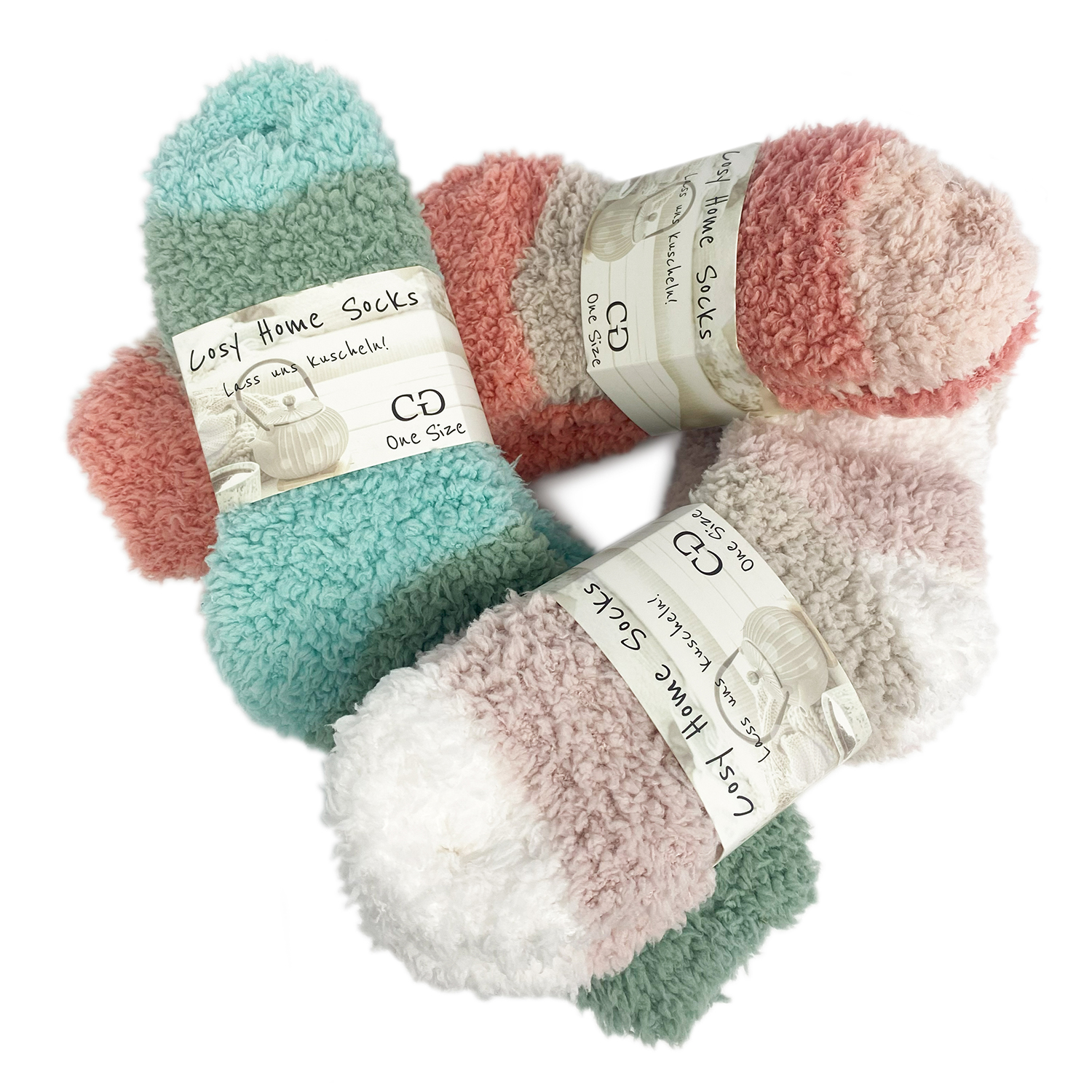Damen Kuschelsocken Cosy 6 Paar Gr.35-41 superweich warm venenfreundlich