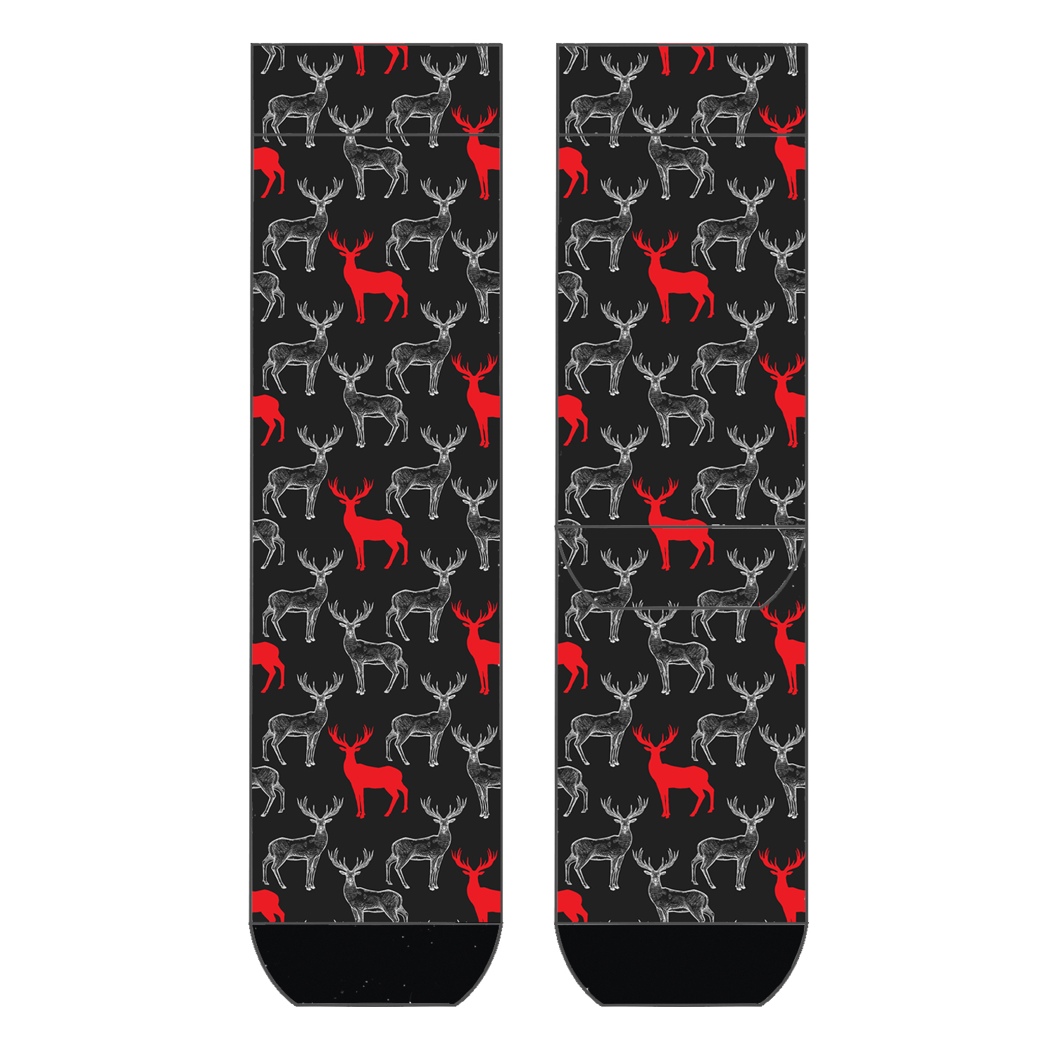 Herren Socken Red Deers COOL7 rund bedruckt