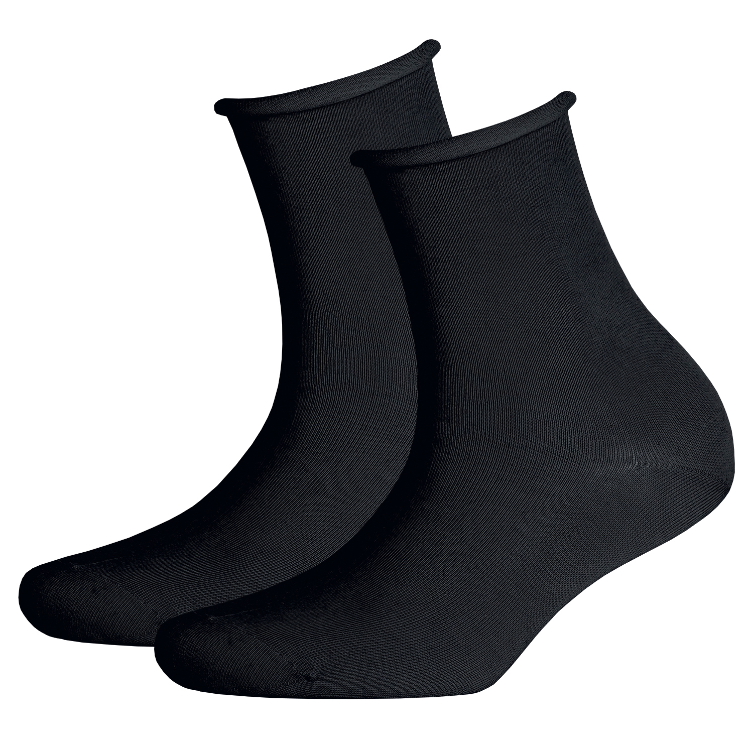 Damen Socken Softie mit Rollrand 2 Paar 36-41