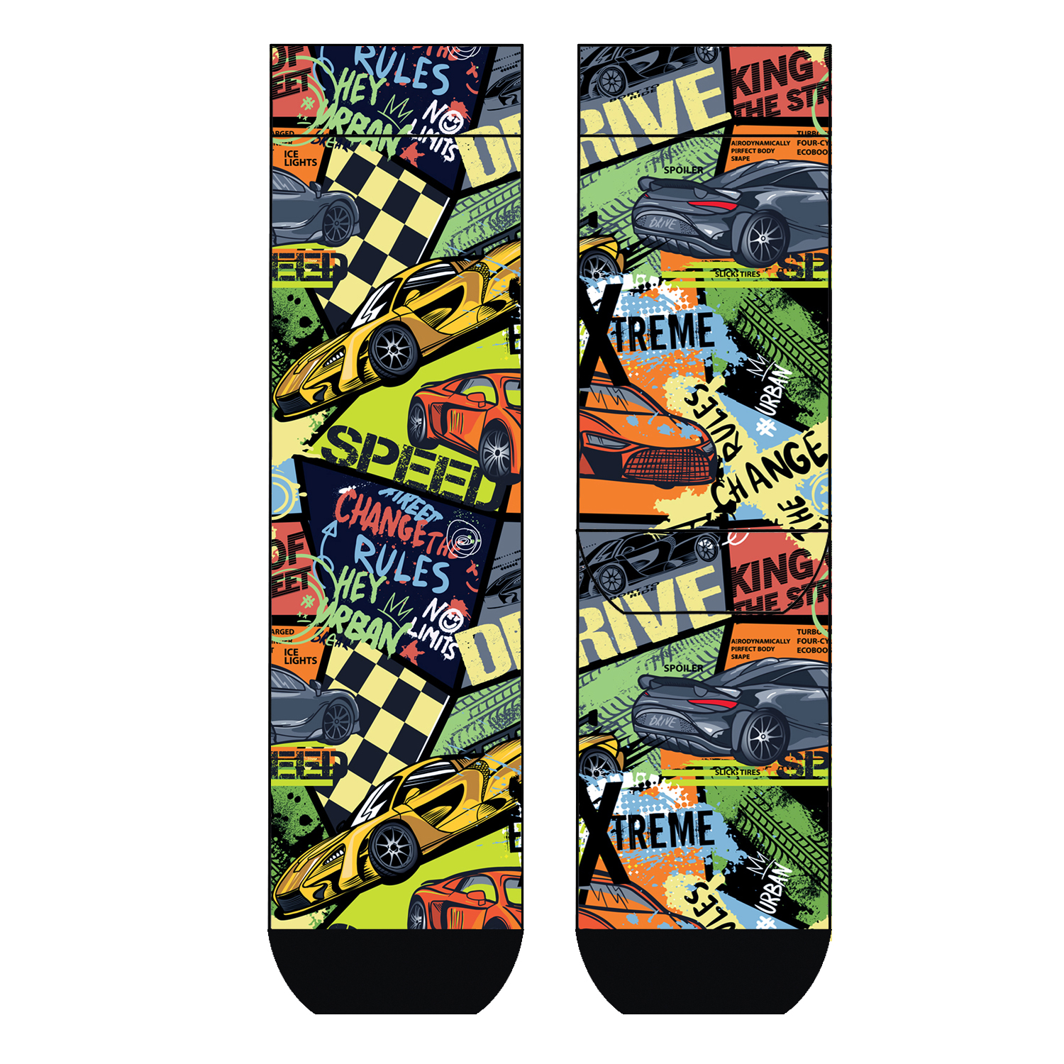 Herren Socken Speed COOL7 rund bedruckt