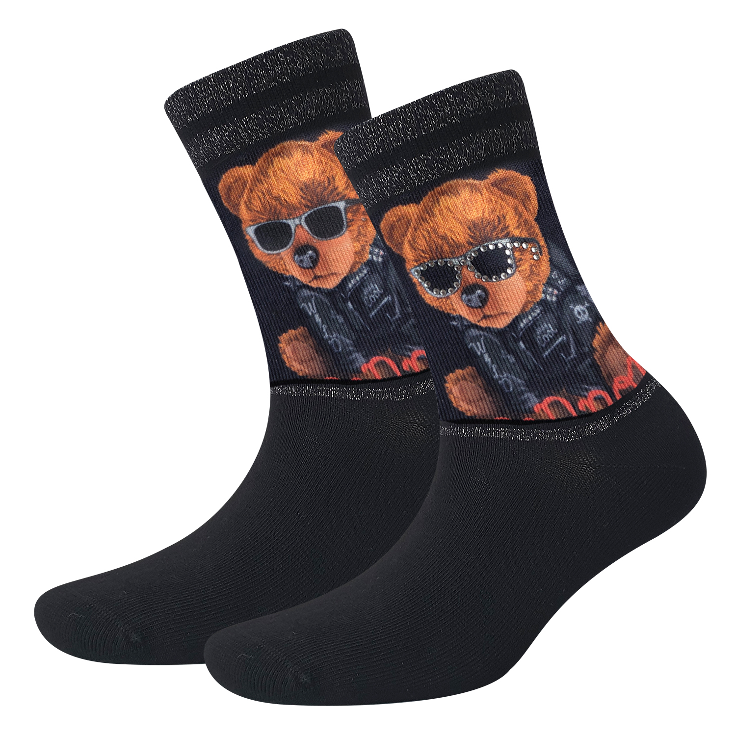 Damen Socken Strass Bad Boy COOL7