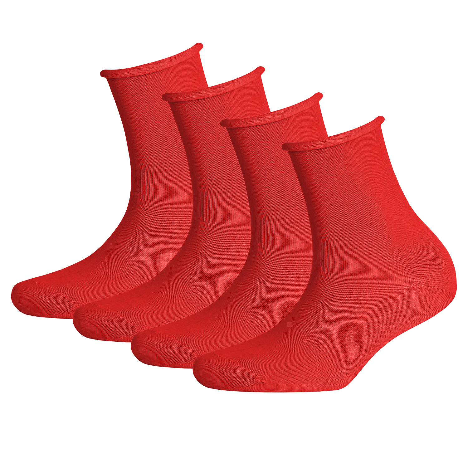 Damen Socken Softie mit Rollrand 10x 2er Pack 36-41