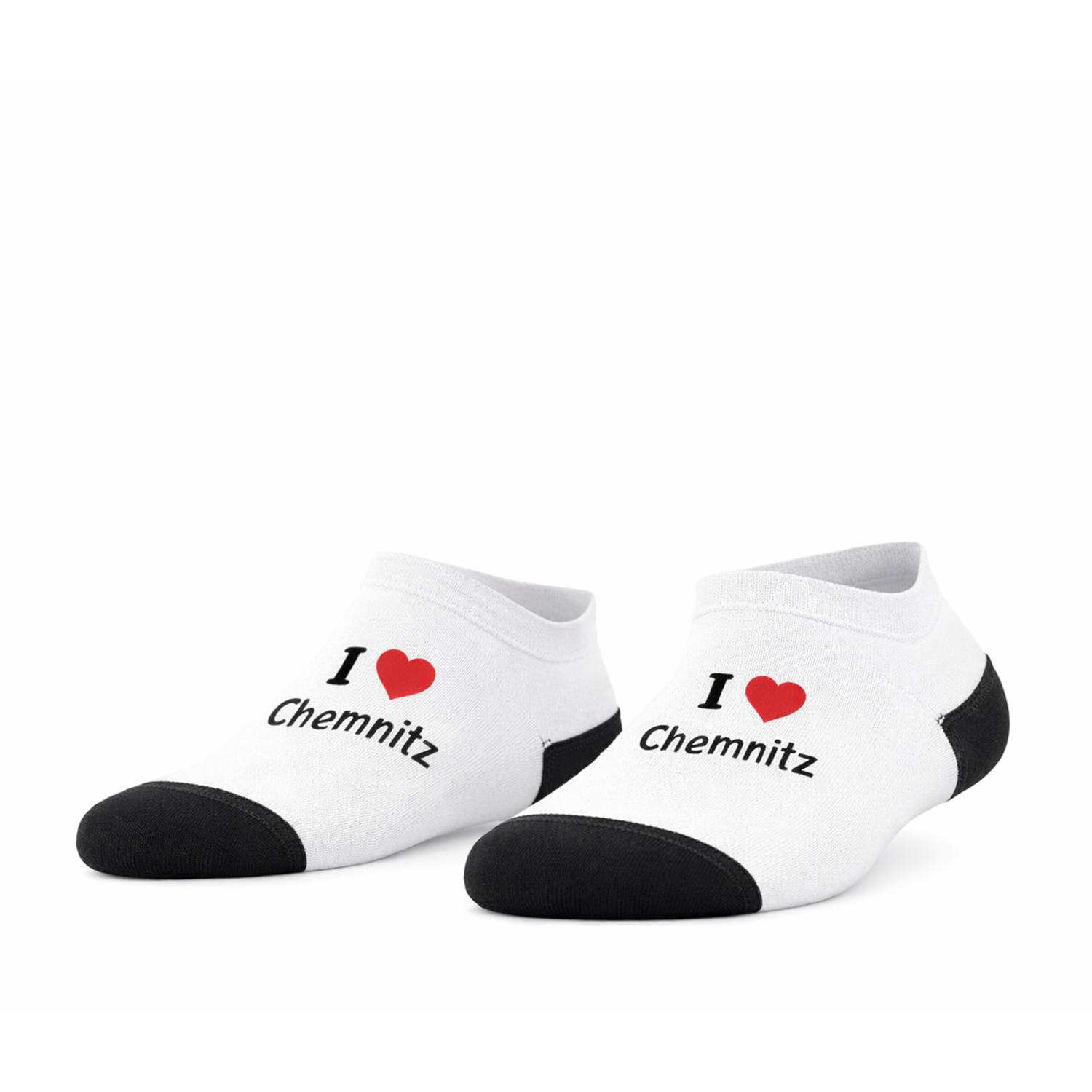 Damen Sneaker I Love Chemnitz COOL7 rund bedruckt