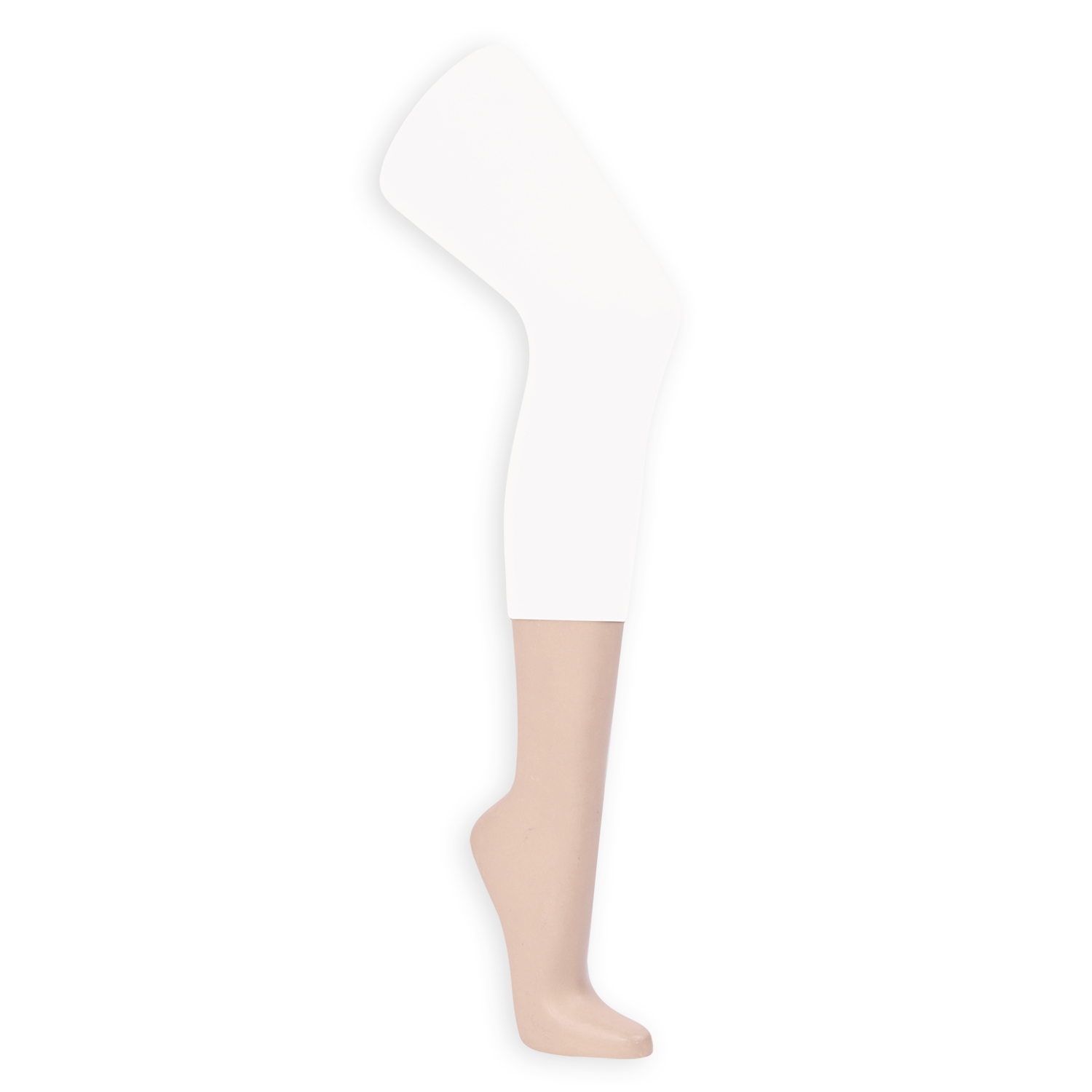 Damen Capri Legging Deluxe 100 DEN Weiß S