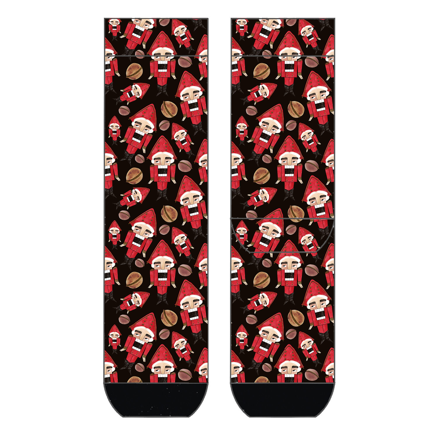 Herren Socken Crazy Nutcracker COOL7 rund bedruckt