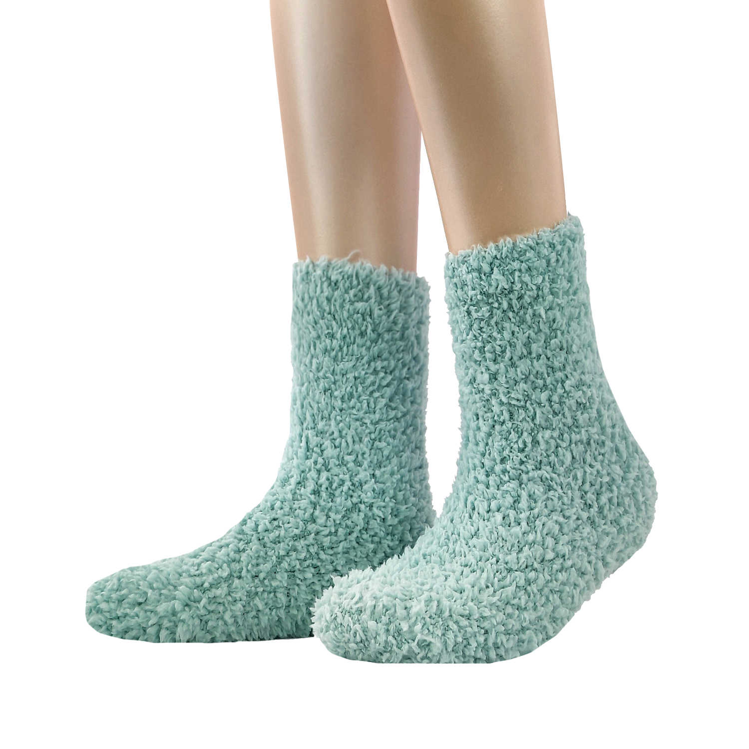Damen Kuschelsocken Cosy Mint 2er Pack superweich warm venenfreundlich