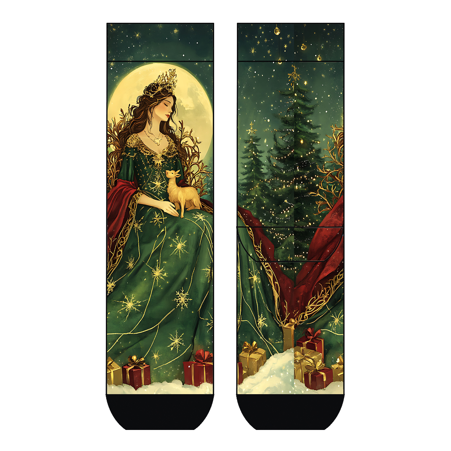 Damen Socken Fairytale Queen COOL7 rund bedruckt