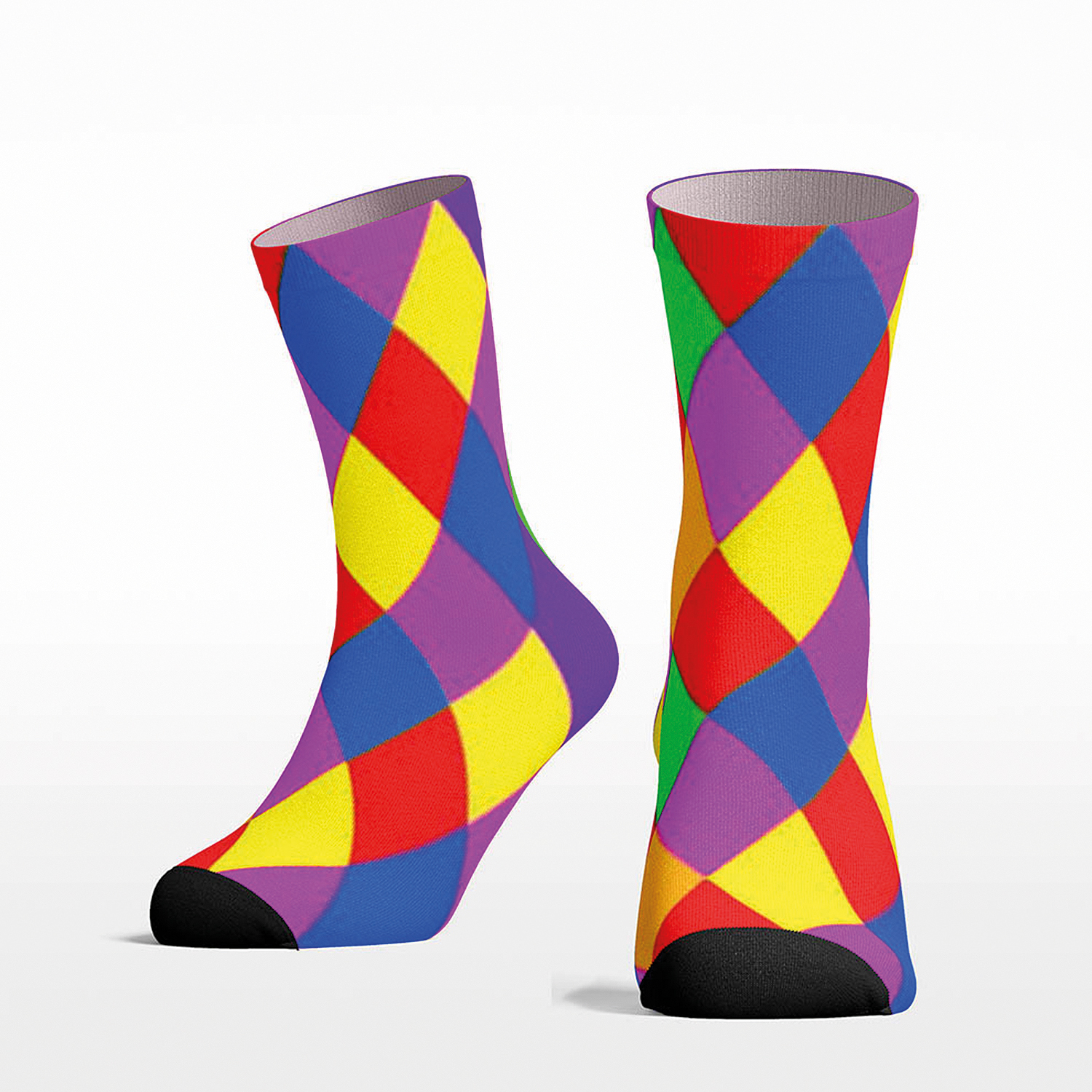 Damen Socken Happy COOL7 rund bedruckt