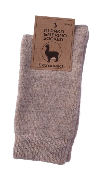 Damensocke Alpaka Merino