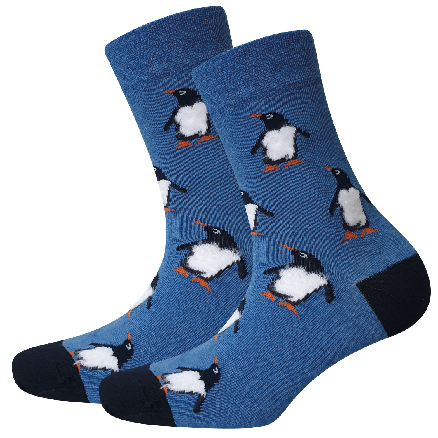 Damen Socken Fluffy Penguins 2er Pack