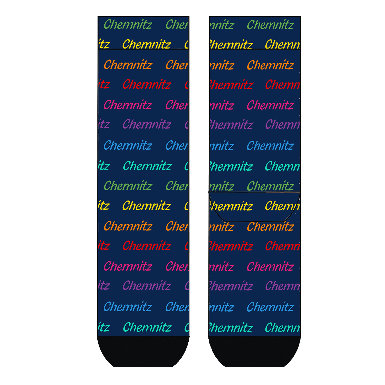 Herren Socken Chemnitz Color COOL7 rund bedruckt