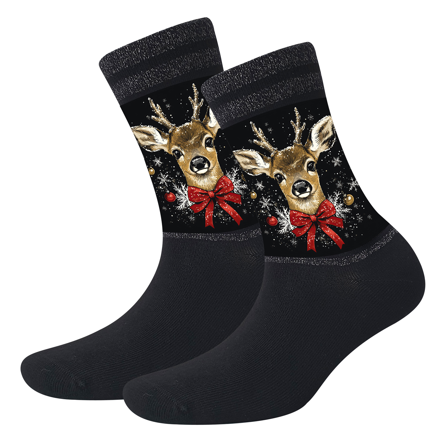 Damen Socken Strass Little Reindeer COOL7