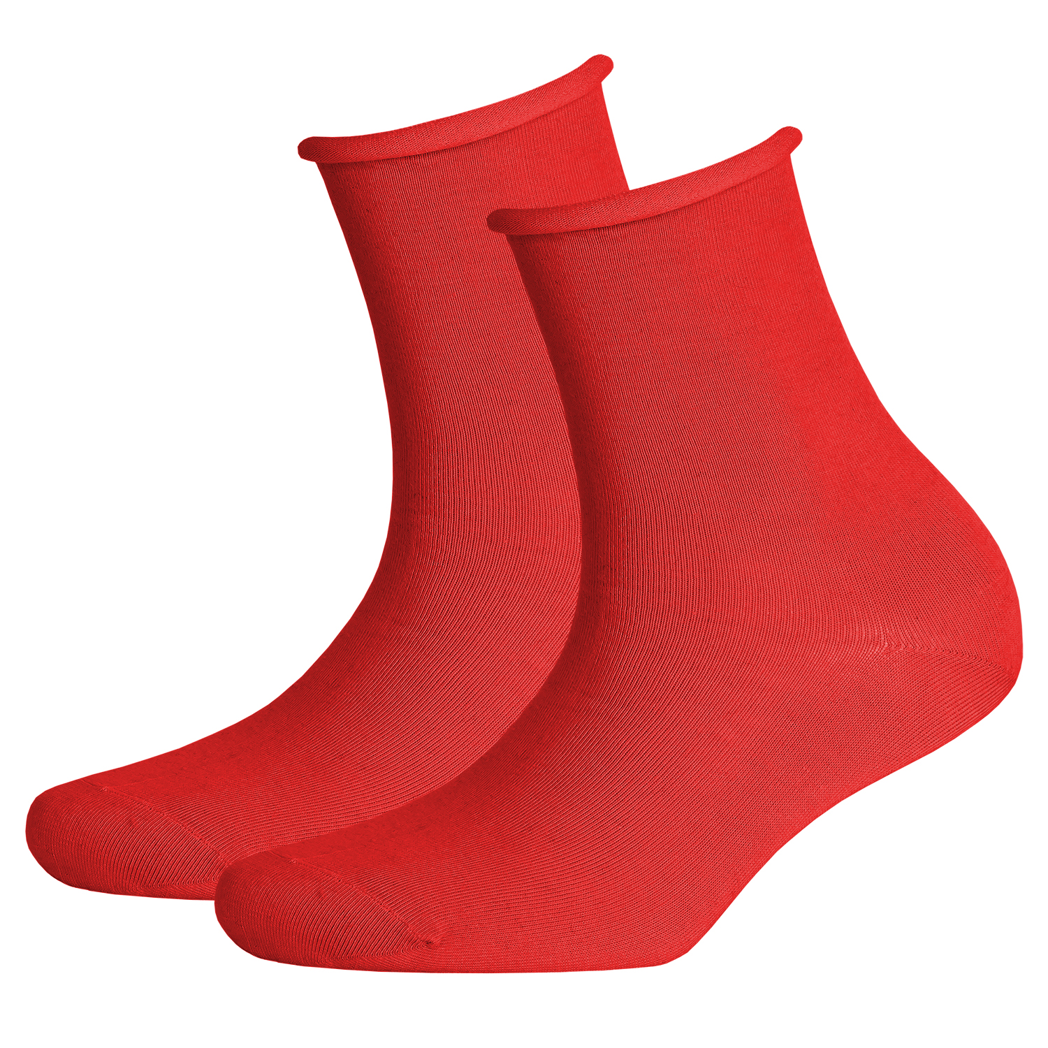 Damen Socken Softie mit Rollrand 2 Paar 36-41