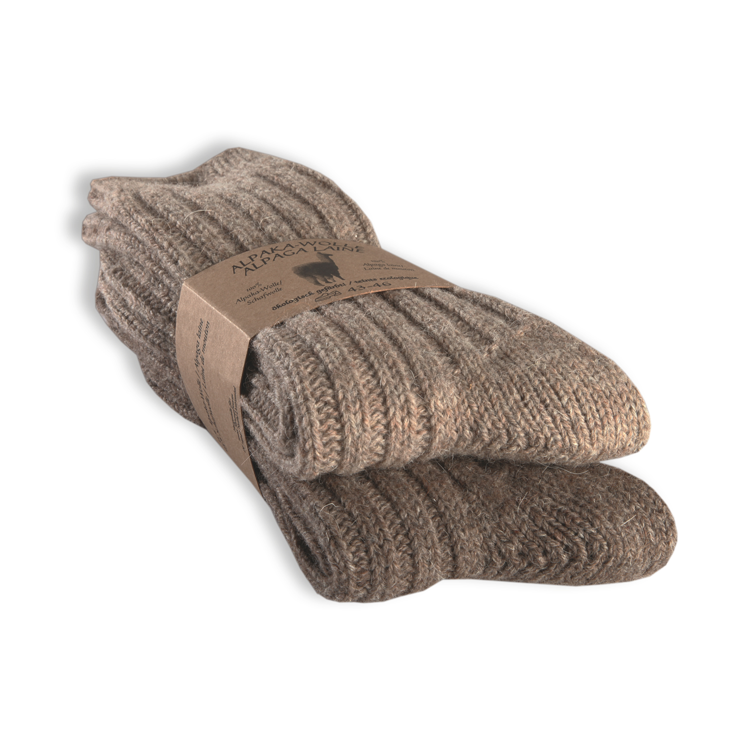 Herrensocken mit Alpaka 2er Pack