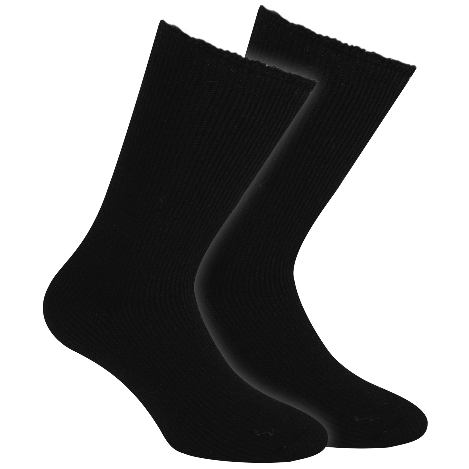 Unisex Mega Thermosocke Gebrushed Schwarz 43 - 46