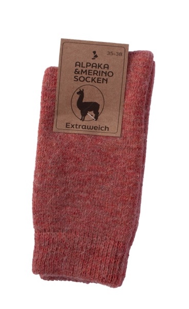Damensocke Alpaka Merino
