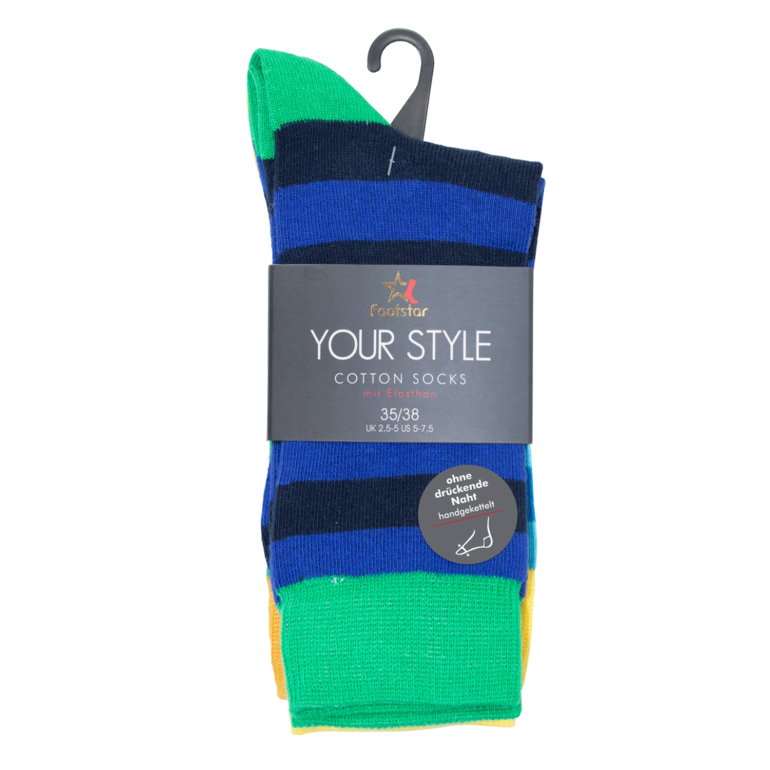 Unisex Socken Ringel Your Style 3er Pack
