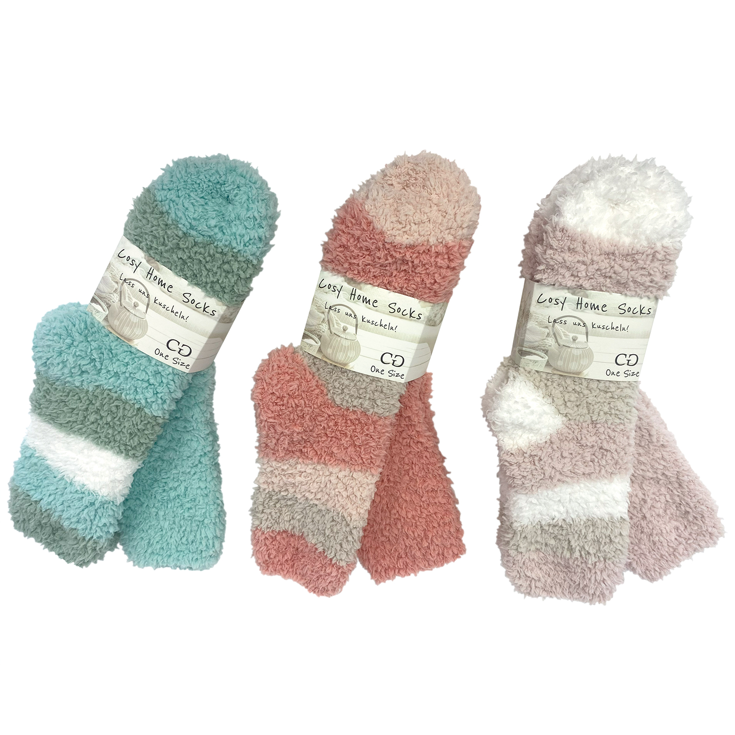 Damen Kuschelsocken Cosy 6 Paar Gr.35-41 superweich warm venenfreundlich