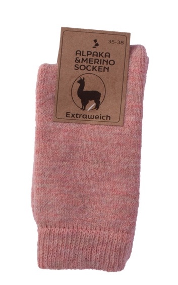 Damensocke Alpaka Merino