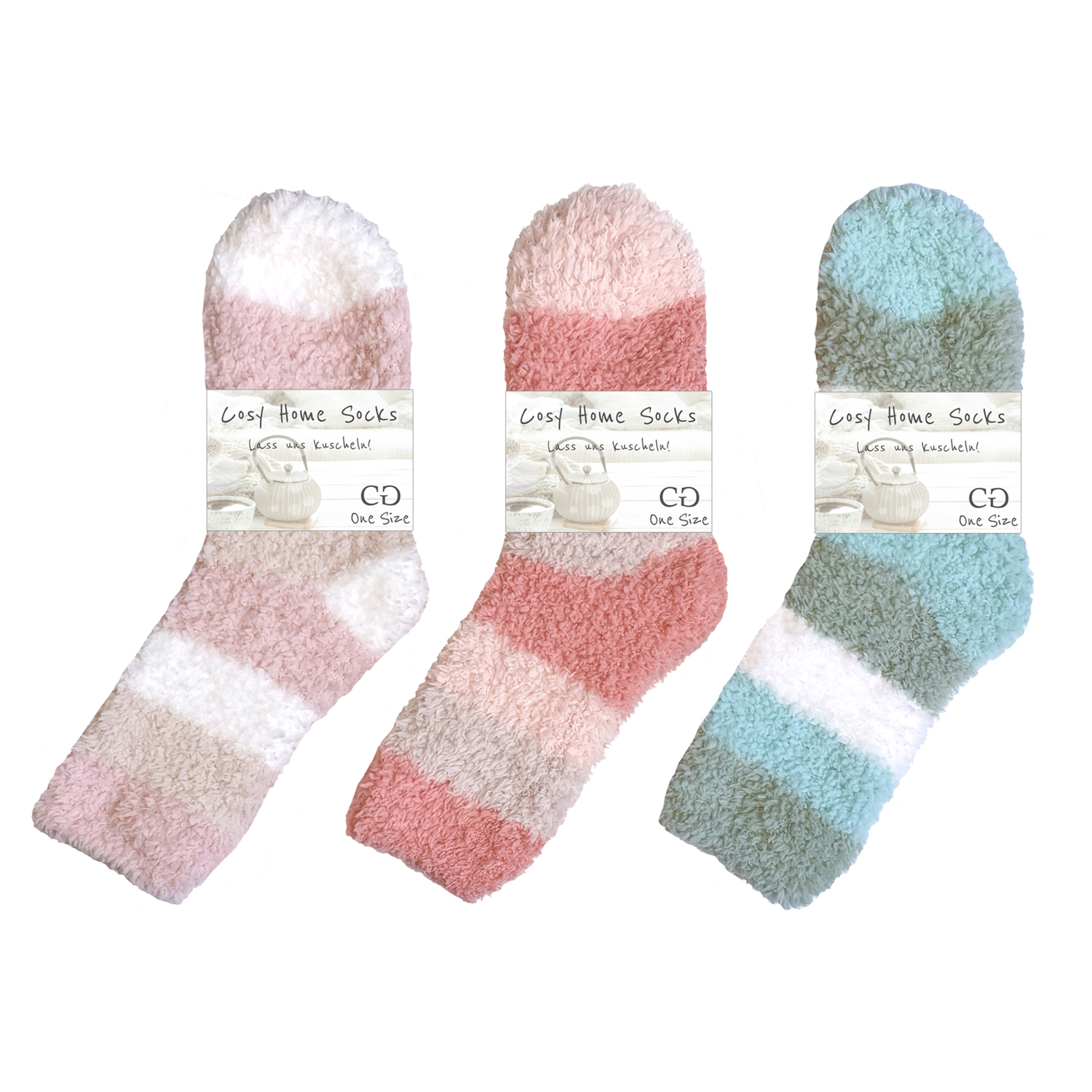 Damen Kuschelsocken Cosy OS 15/2er Pack superweich warm venenfreundlich