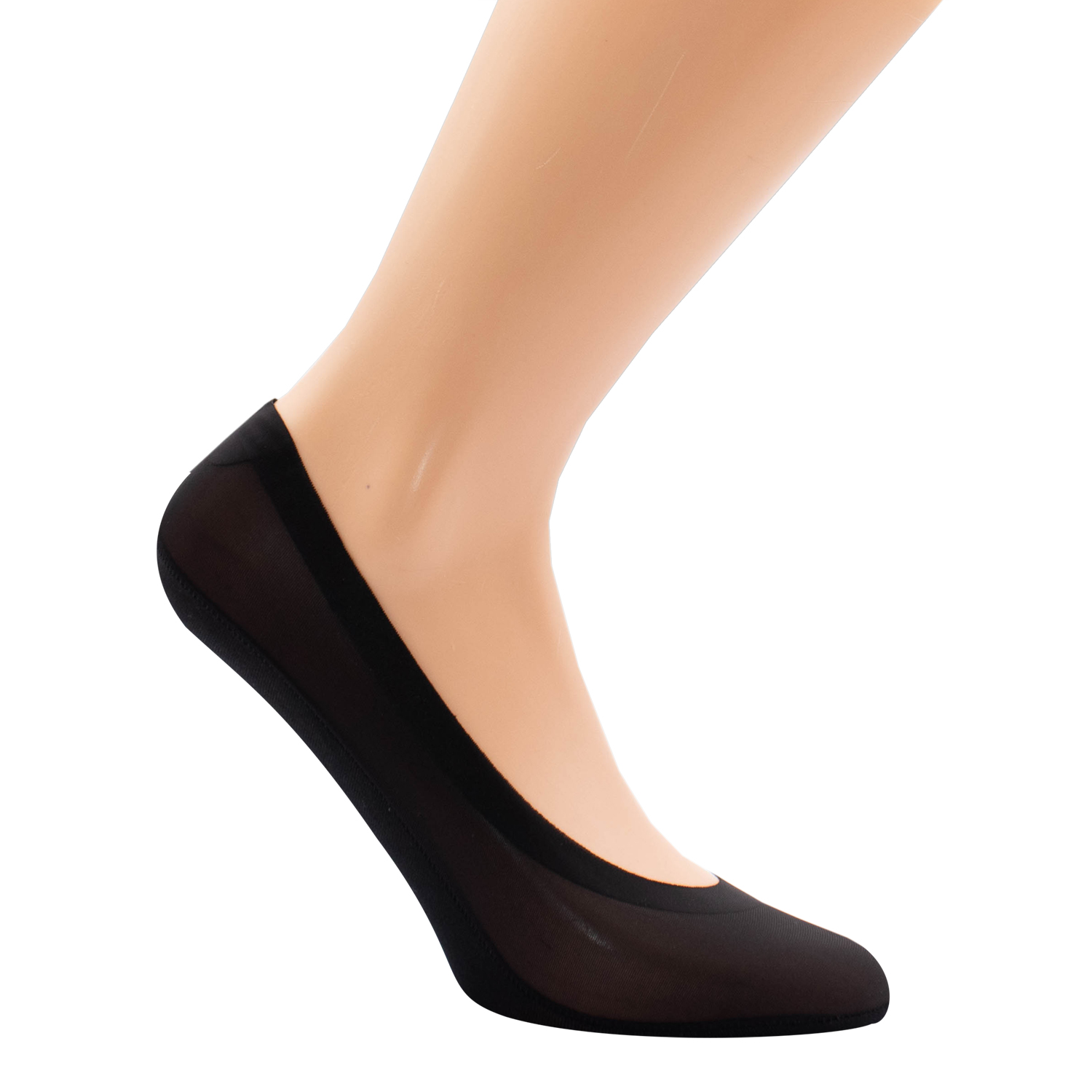 Damen Footies Comfort Premium 2er Pack Schwarz 35 - 38