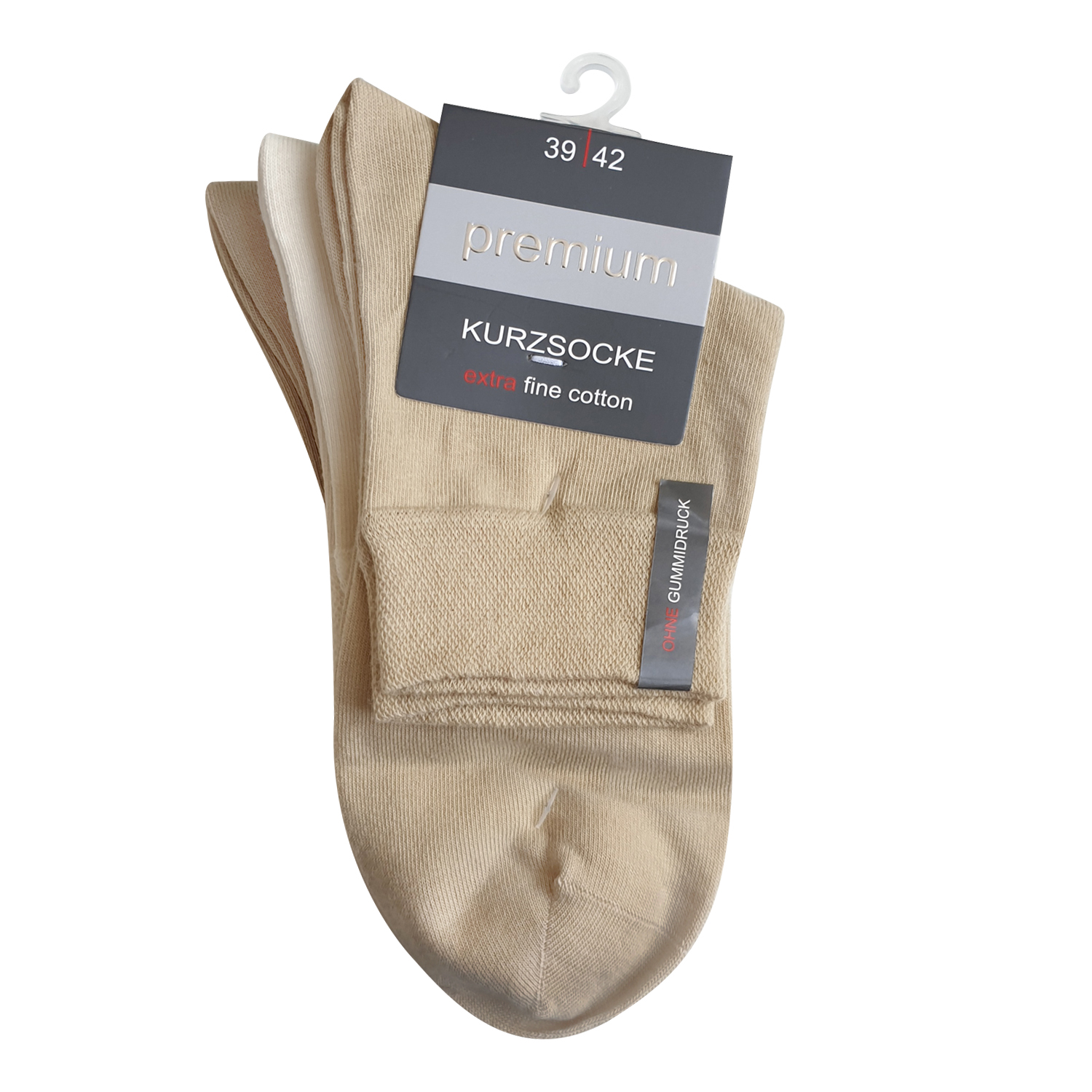Herren Kurzsocken Uni 3er Pack