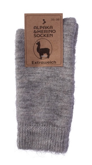 Damensocke Alpaka Merino