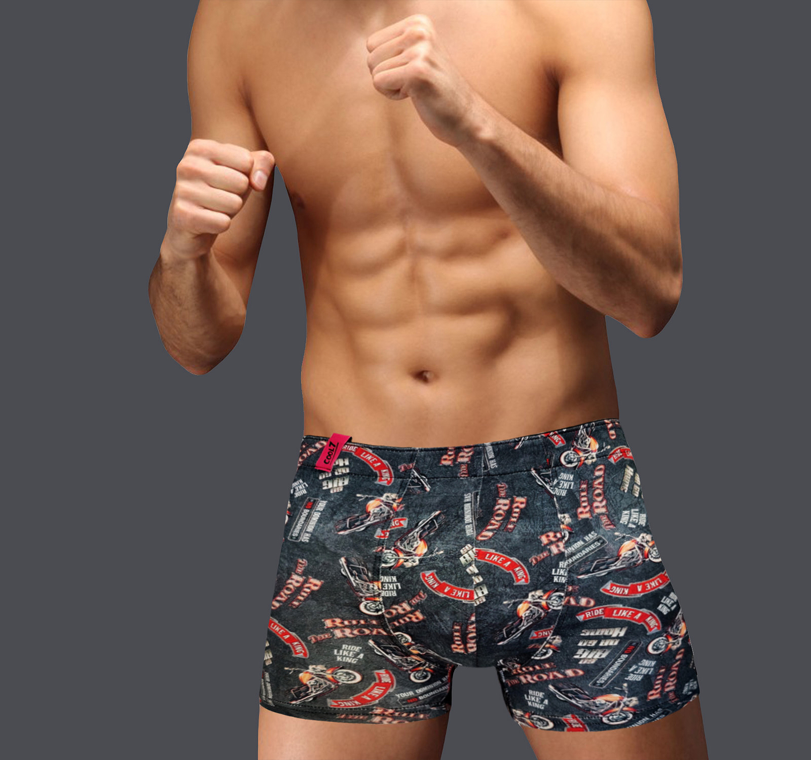 Herren Boxer + Socken Set Rule the Road  in Geschenkverpackung COOL7