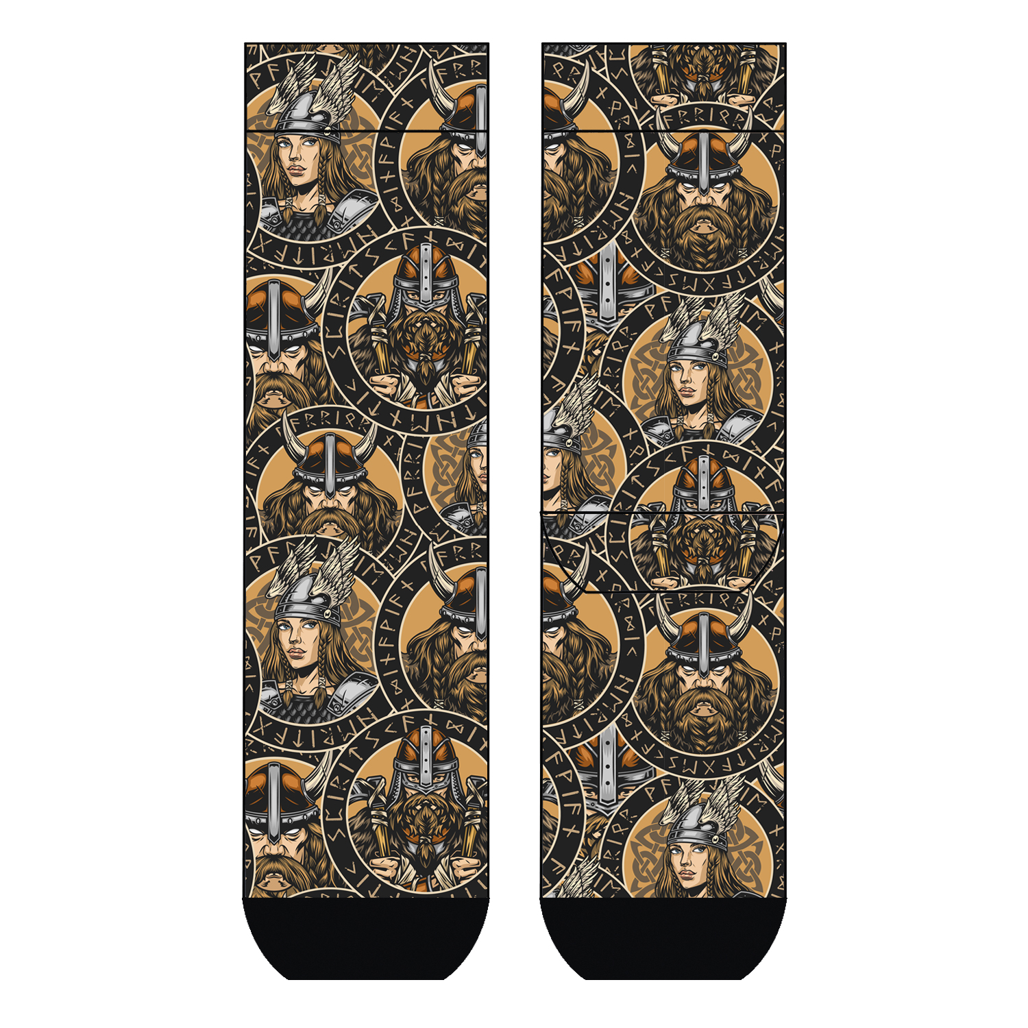 Herren Socken Viking COOL7 rund bedruckt