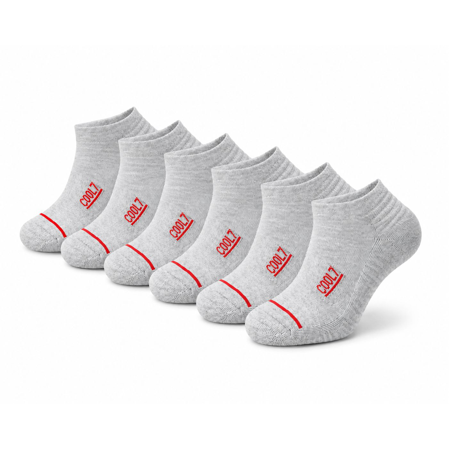 Sneaker Socken Damen & Herren 6 Paar mit gepolsterter Sohle