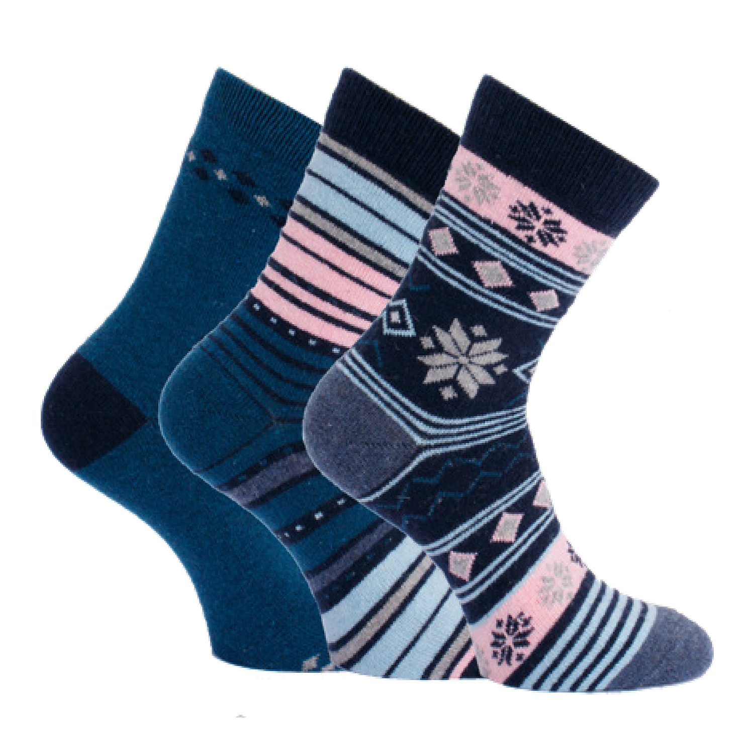 Damen Socken Winter 3er Pack