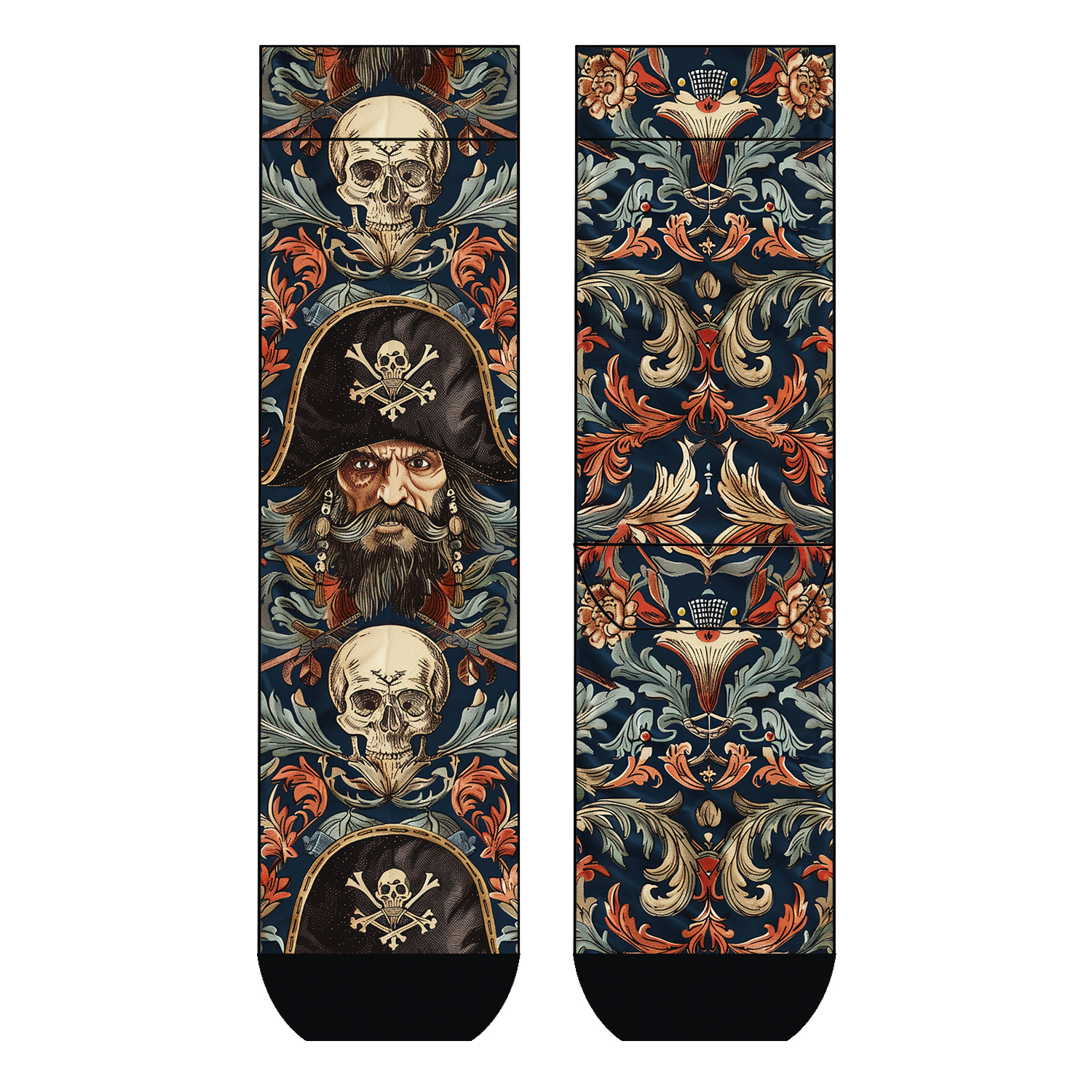 Herren Socken Old Pirate COOL7 rund bedruckt