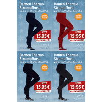Damen Thermo Strumpfhose Inside Brushed