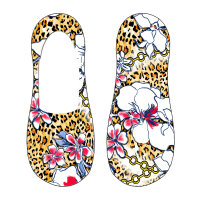 Damen Invisible Sneaker Footie Wild Flower COOL7