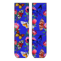 Damen Socken bunt Butterflies and Flowers COOL7