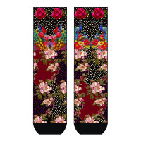 Damen Socken Little Dots and Flowers COOL7 rund bedruckt