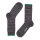 MONISOCKS Herren Business Socken Box schmale Streifen (4 Paar) 40-45