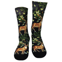 Damen Socken Forest Deer COOL7 rund bedruckt