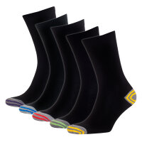 Herren Socken schwarz Colour 10er Pack 39 - 42