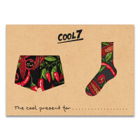 Herren Boxer + Socken Set Chillies in Geschenkverpackung COOL7