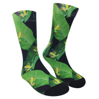 COOL7- 3 D Print Herren Socken Tropical Frogs