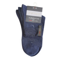 Herren Kurzsocken Uni 3er Pack Jeans 43 - 46